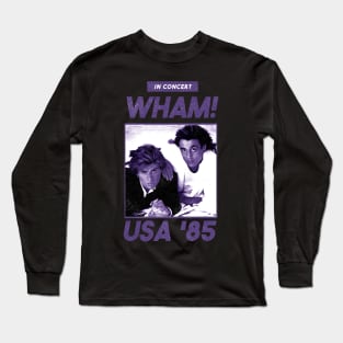 wham vintage retro Long Sleeve T-Shirt